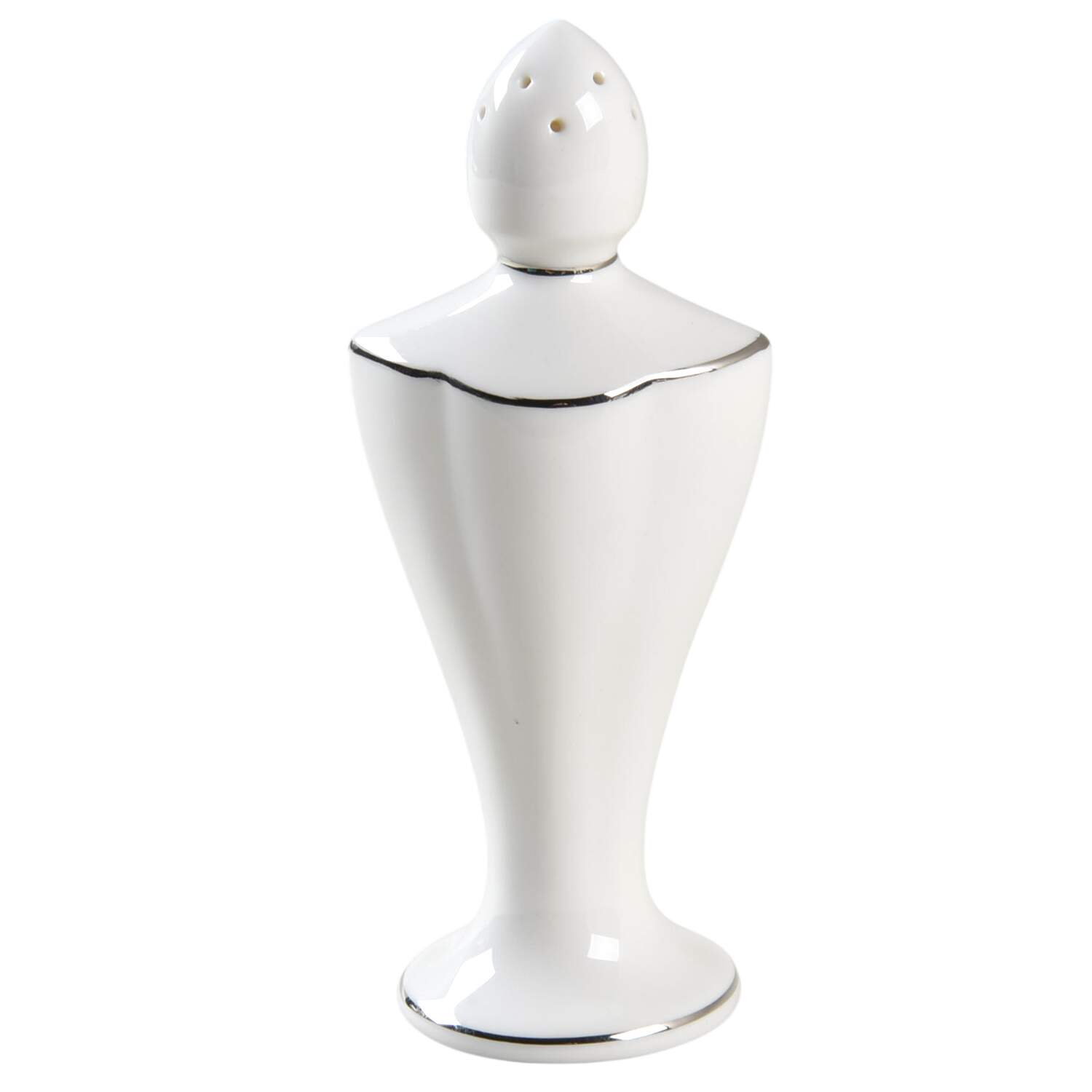Platinum Necklace (Bracelet White) Pepper Shaker by Pickard-1