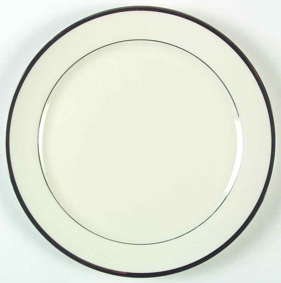 Platinum Necklace (Bracelet White) Dinner Plate by Pickard-1