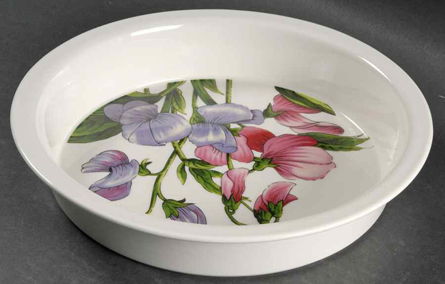 Eden Flowers 10" Pie Baking Plate by Portmeirion-1