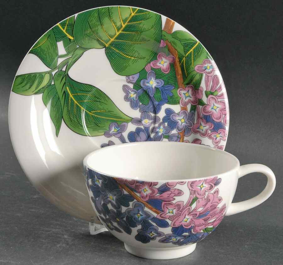 Eden Flowers Breakfast Cup & Saucer Set by Portmeirion-1