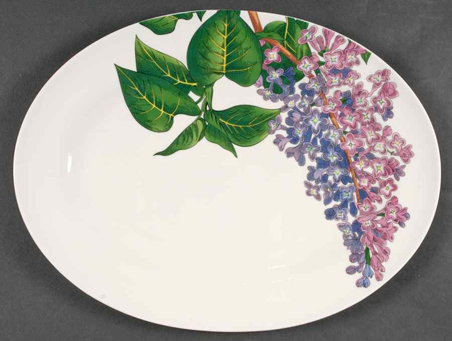 Eden Flowers 15" Oval Serving Platter by Portmeirion-1