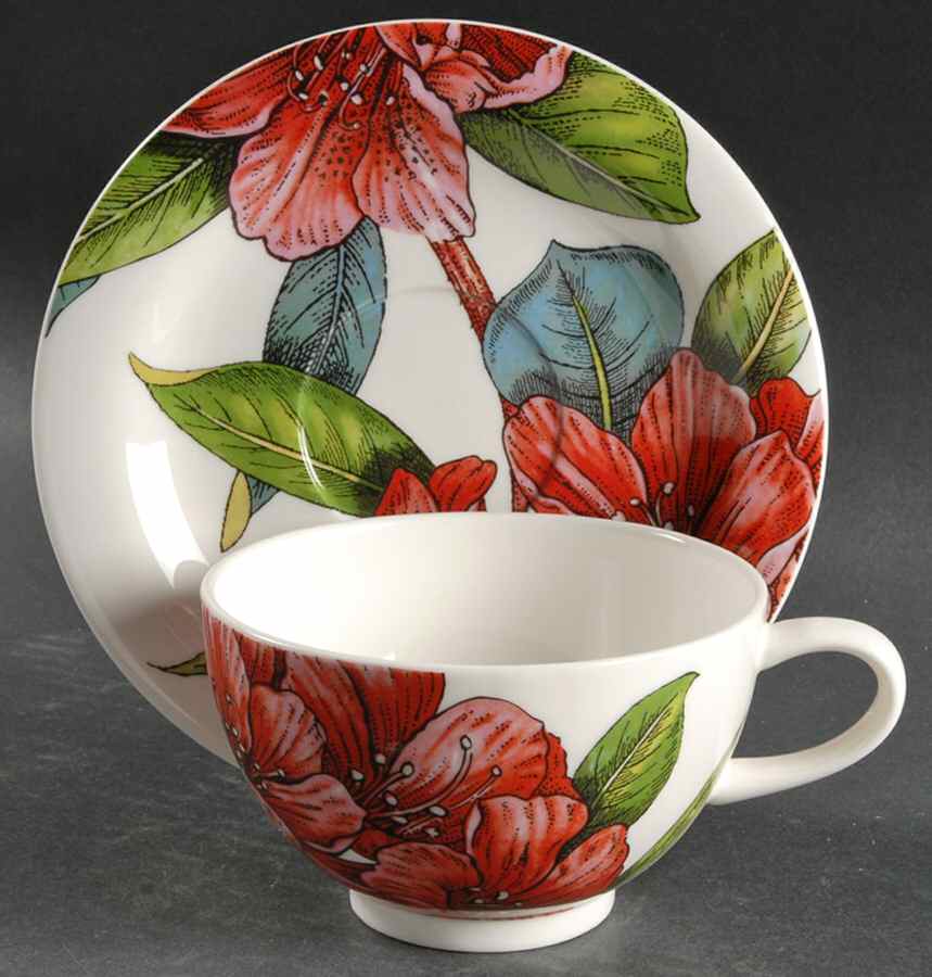 Eden Flowers Breakfast Cup & Saucer Set by Portmeirion-1