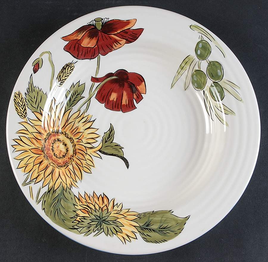 Sunflower Fields Dinner Plate by Pier 1-1