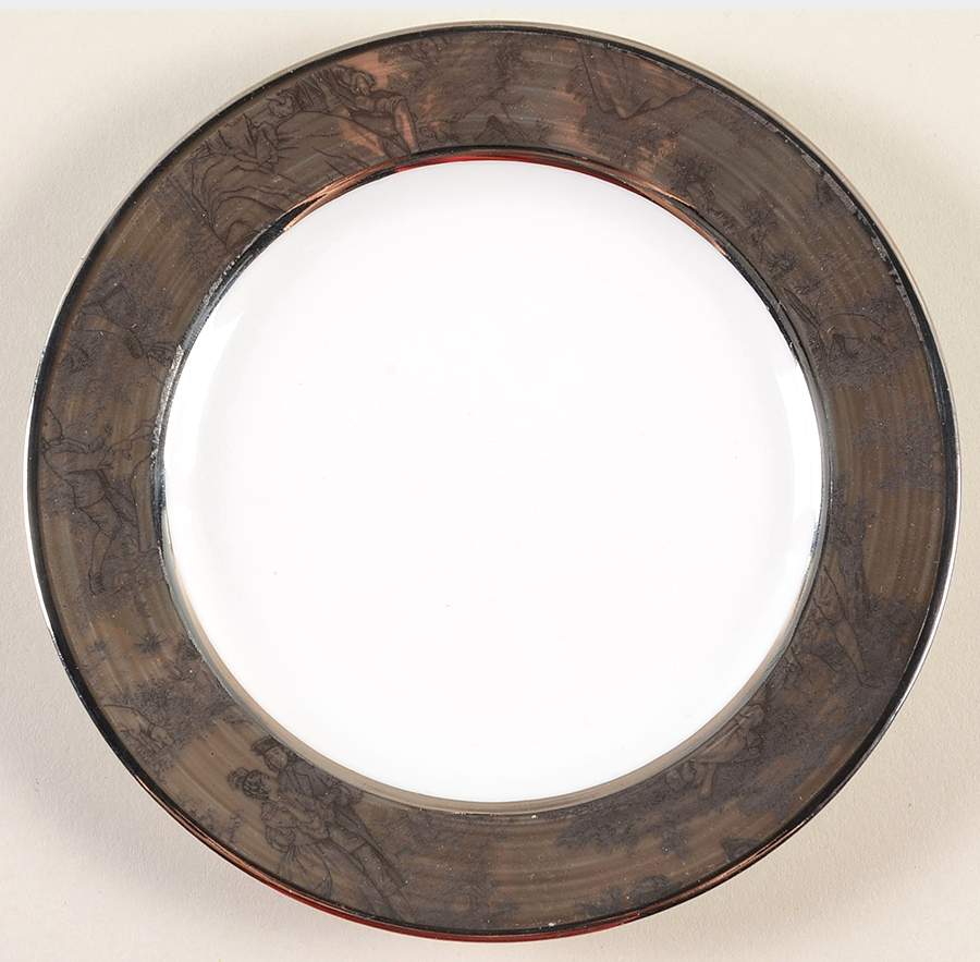 Vienne Decorated Bread & Butter Plate by Poc a Poc-1