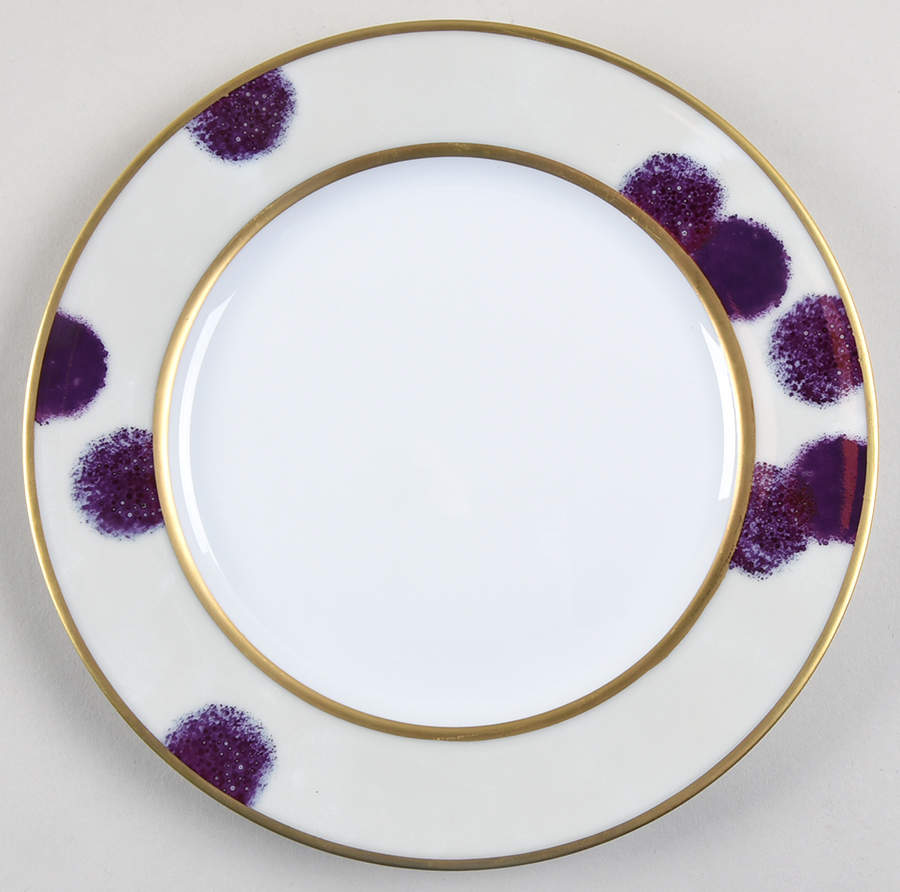 Osaka Or (Gold Trim) Salad/Dessert Plate by Poc a Poc-1