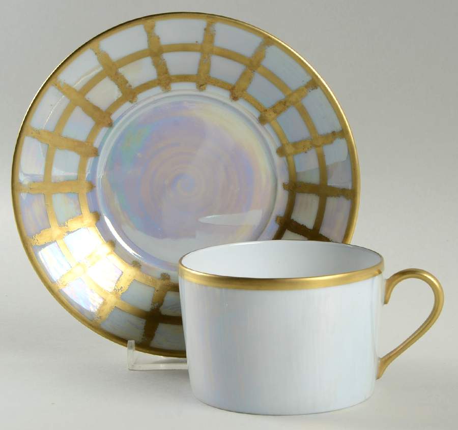 Rome Flat Cup & Saucer Set by Poc a Poc-1