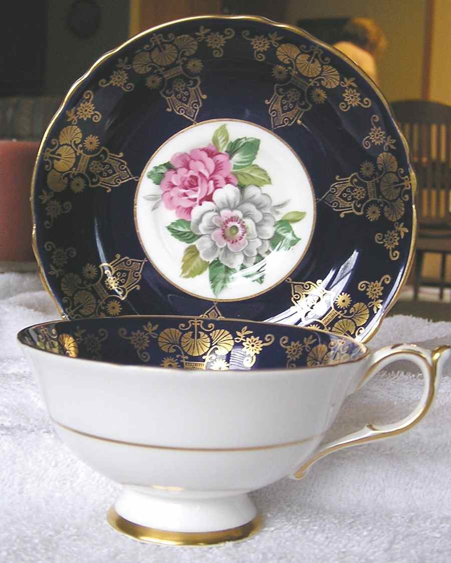 A4585 Footed Cup & Saucer Set by Paragon-1