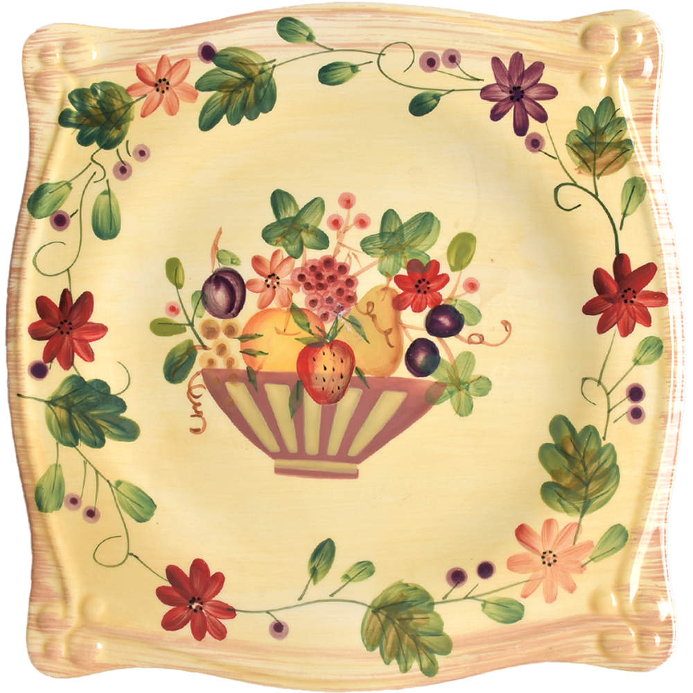 Fruit Bounty Salad/Dessert Plate by Pfaltzgraff-1