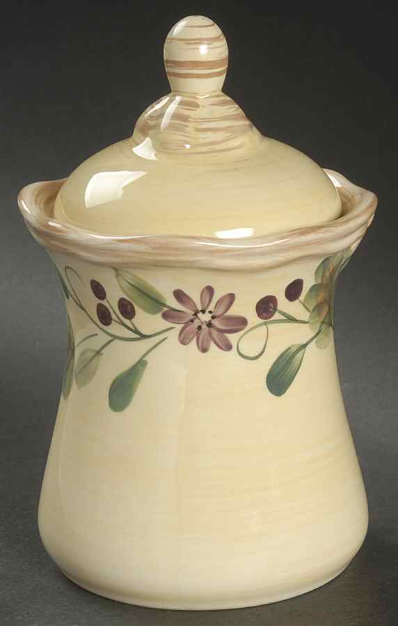 Fruit Bounty Sugar Bowl & Lid by Pfaltzgraff-1