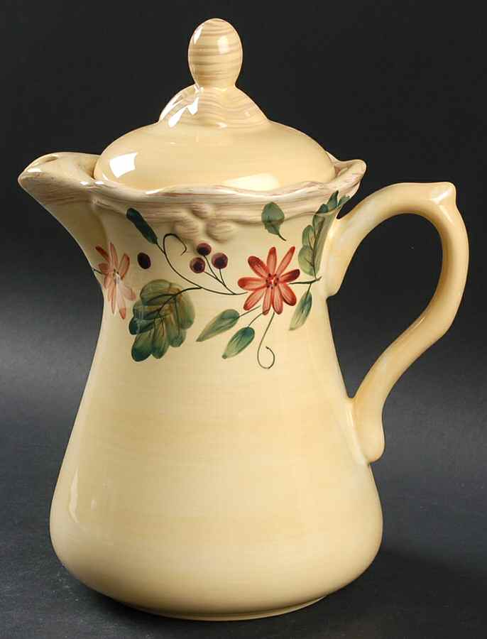 Fruit Bounty Coffee Pot & Lid by Pfaltzgraff-1