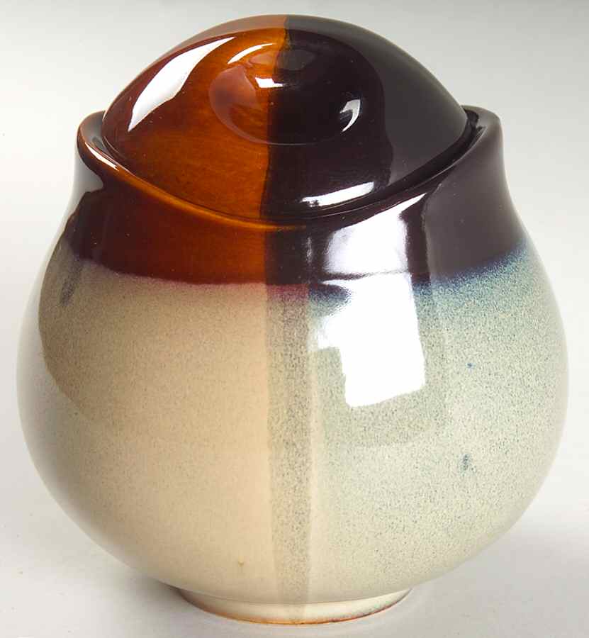 Java Sugar Bowl & Lid by Pfaltzgraff-1
