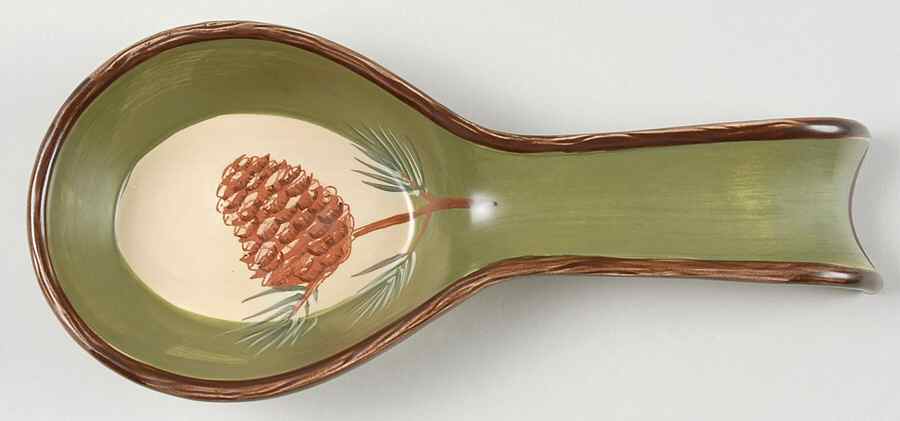 Pine Lodge Spoon Rest/Holder (Holds 1 Spoon) by Park Designs-1