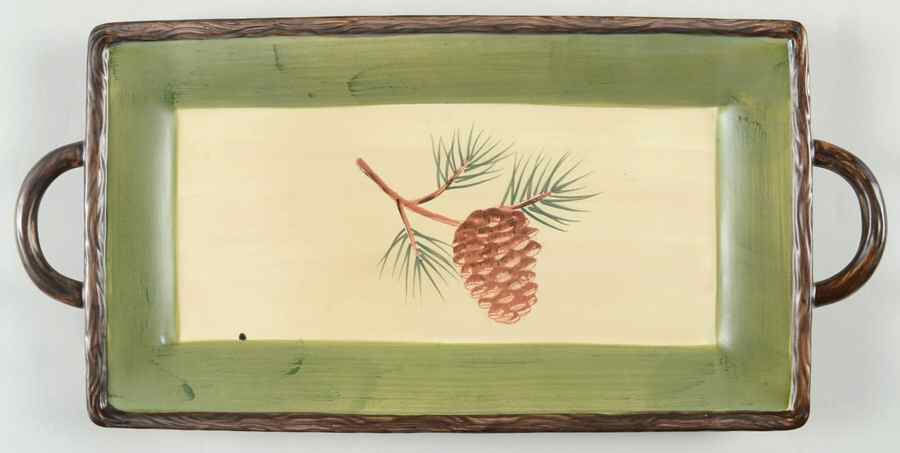 Pine Lodge 12" Rectangular Snack Tray by Park Designs-1