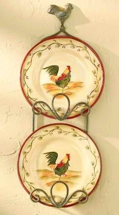 Early Riser Metal Holder for Salad Plates by Park Designs-1