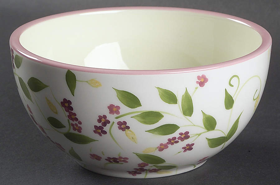 Peony Patch Soup/Cereal Bowl by Paula Deen-1