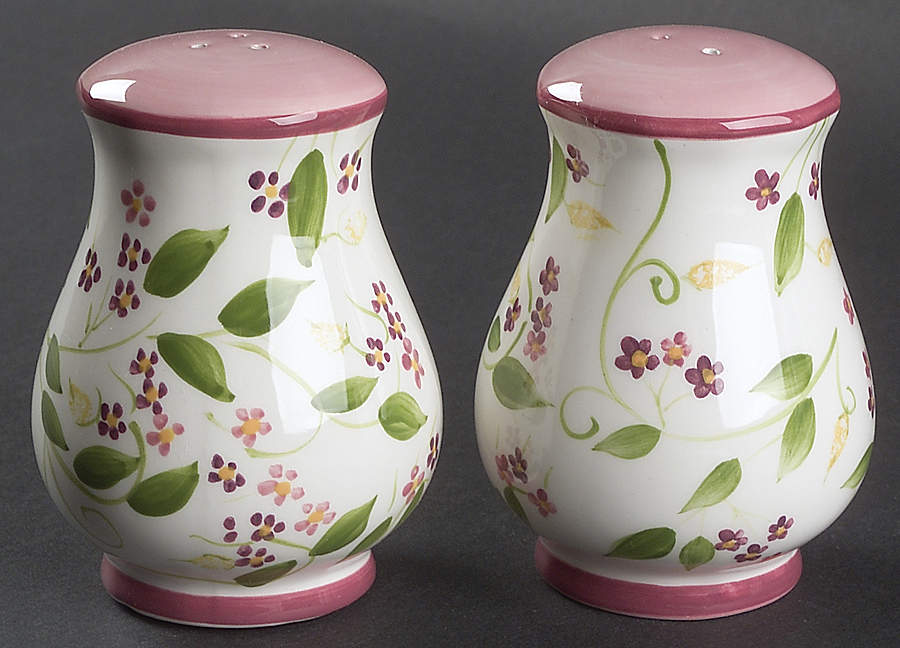Peony Patch Salt & Pepper Set by Paula Deen-1