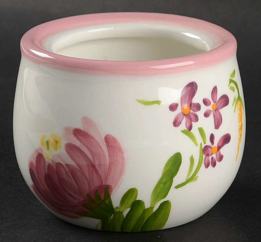 Peony Patch Sugar Bowl No Lid by Paula Deen-1