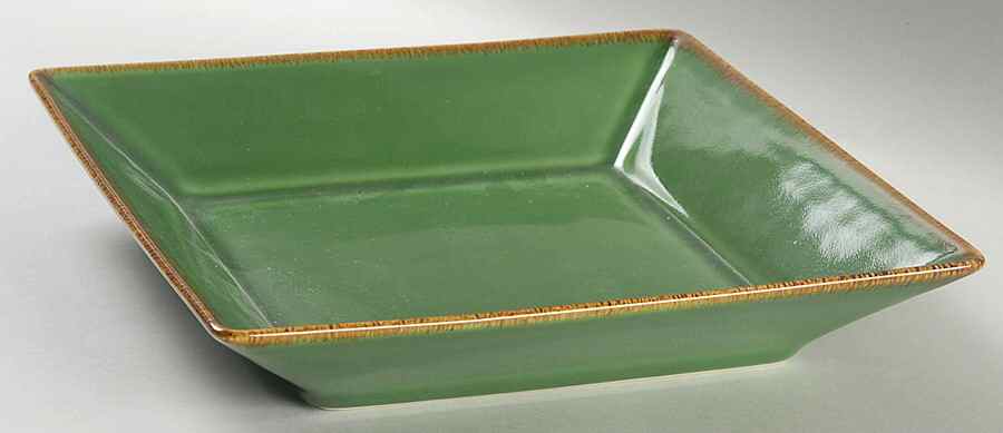 Asian Square Light Green 9" Square Vegetable Bowl by Pottery Barn China-1