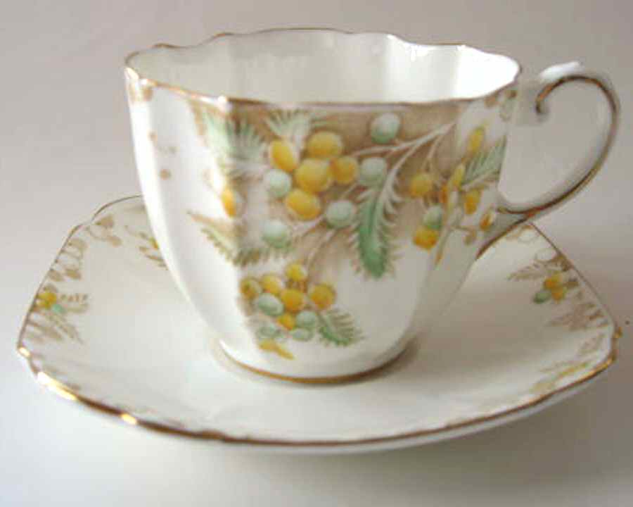 Acacia Flat Cup & Saucer Set by Paragon-1