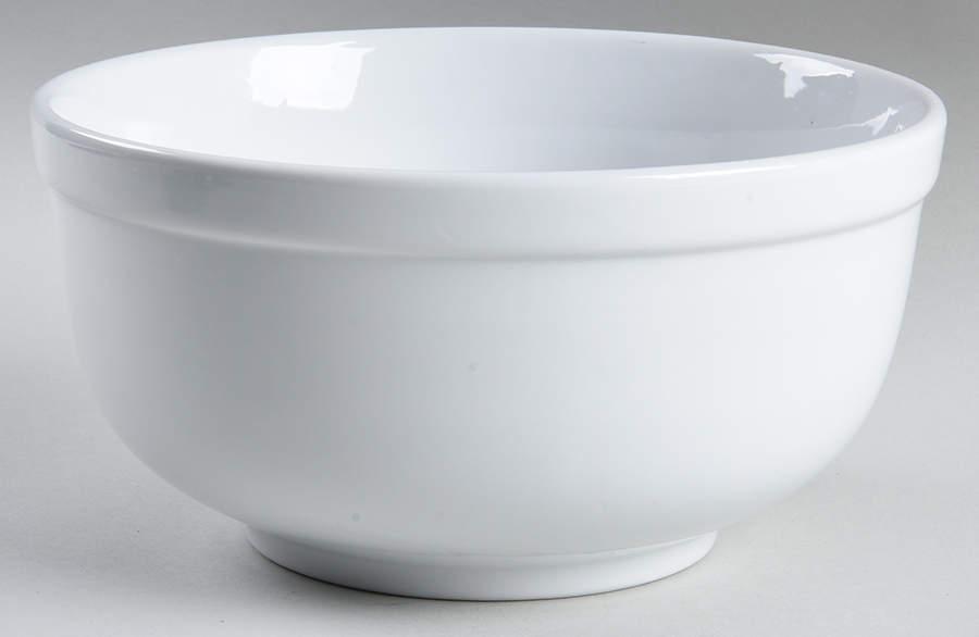 Du Jour White 9" Round Vegetable Bowl by Pottery Barn China-1