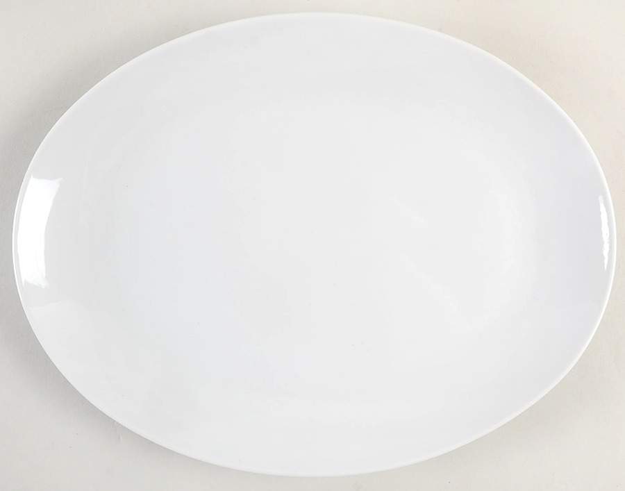 Coupe 12" Oval Serving Platter by Pillivuyt-1