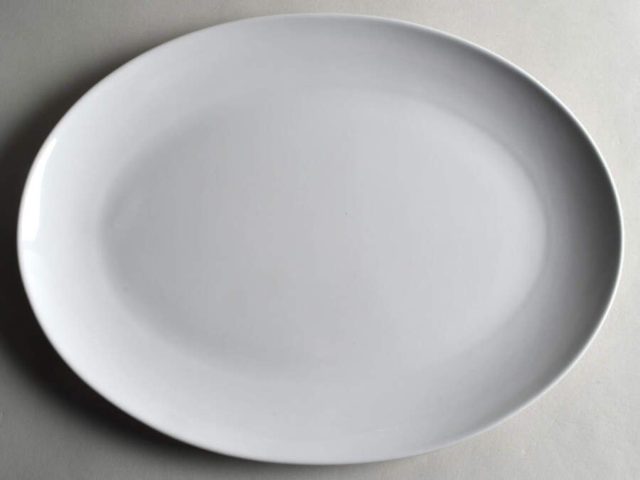 Coupe 15" Oval Serving Platter by Pillivuyt-1