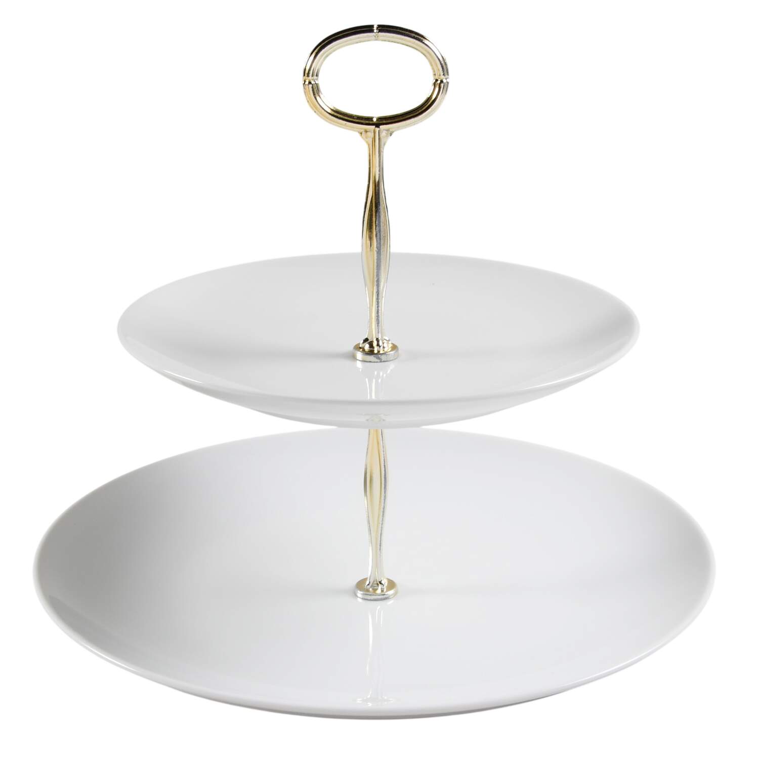 Coupe 6 5/8"-10"  2 Tiered Serving Tray (Dp, Sp) HC by Pillivuyt-1