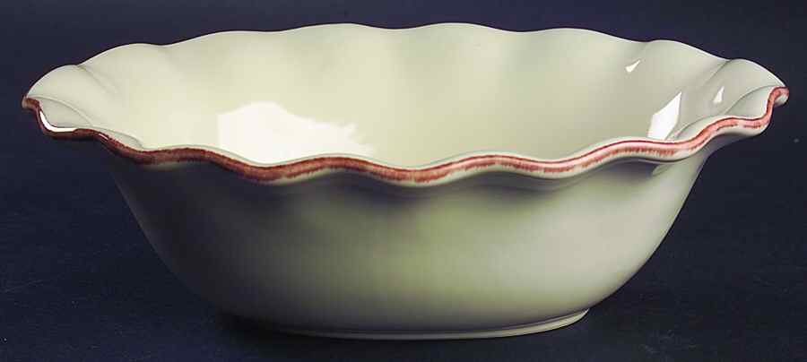 Village Collection Vanilla 10" Oval Vegetable Bowl by Park Designs-1