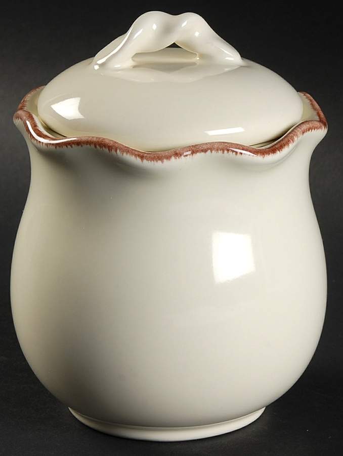 Village Collection Vanilla Sugar Bowl & Lid by Park Designs-1