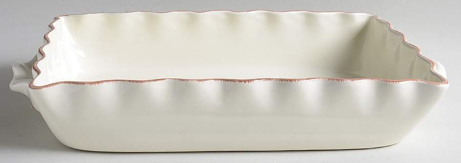 Village Collection Vanilla 13"  Rectangular Baker by Park Designs-1