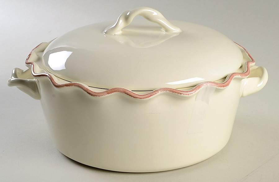 Village Collection Vanilla 2.5 Quart Round Covered Baker by Park Designs-1