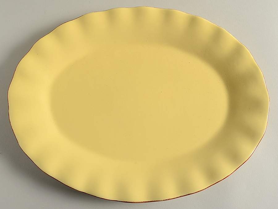 Village Collection Butter 14" Oval Serving Platter by Park Designs-1