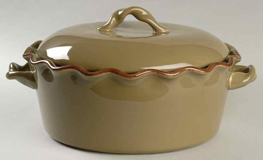 Village Collection Olive 2.5 Quart Round Covered Baker by Park Designs-1
