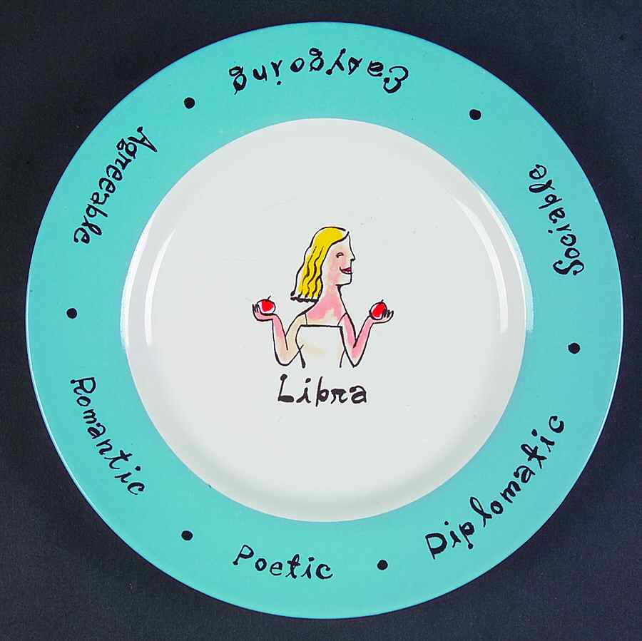 What's Your Sign? Salad Plate by Pottery Barn China-1