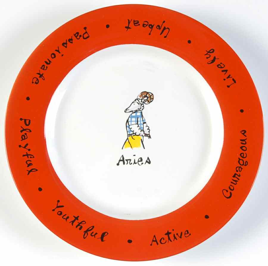 What's Your Sign? Salad Plate by Pottery Barn China-1
