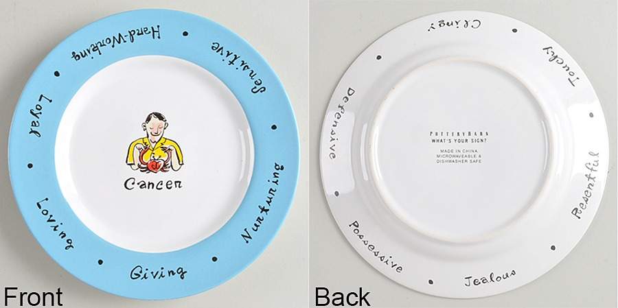 What's Your Sign? Salad Plate by Pottery Barn China-1