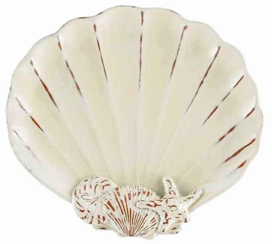 Sea Breeze 13" Shell Shape Platter by Park Designs-1