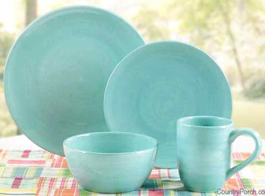Aqua Dinner Plate by Park Designs-1