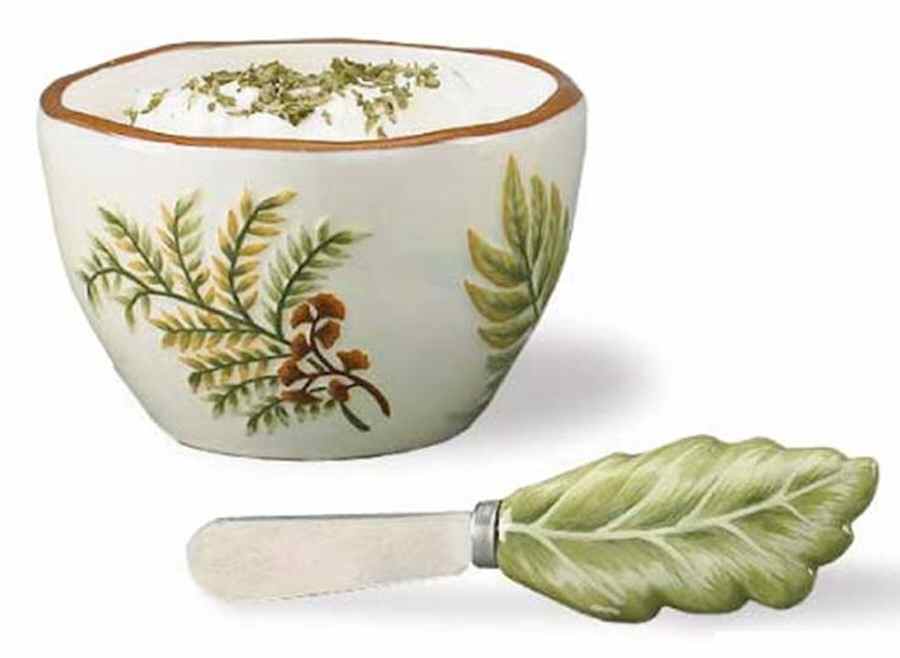 Botanica Dip Bowl & Spreader Set by Park Designs-1