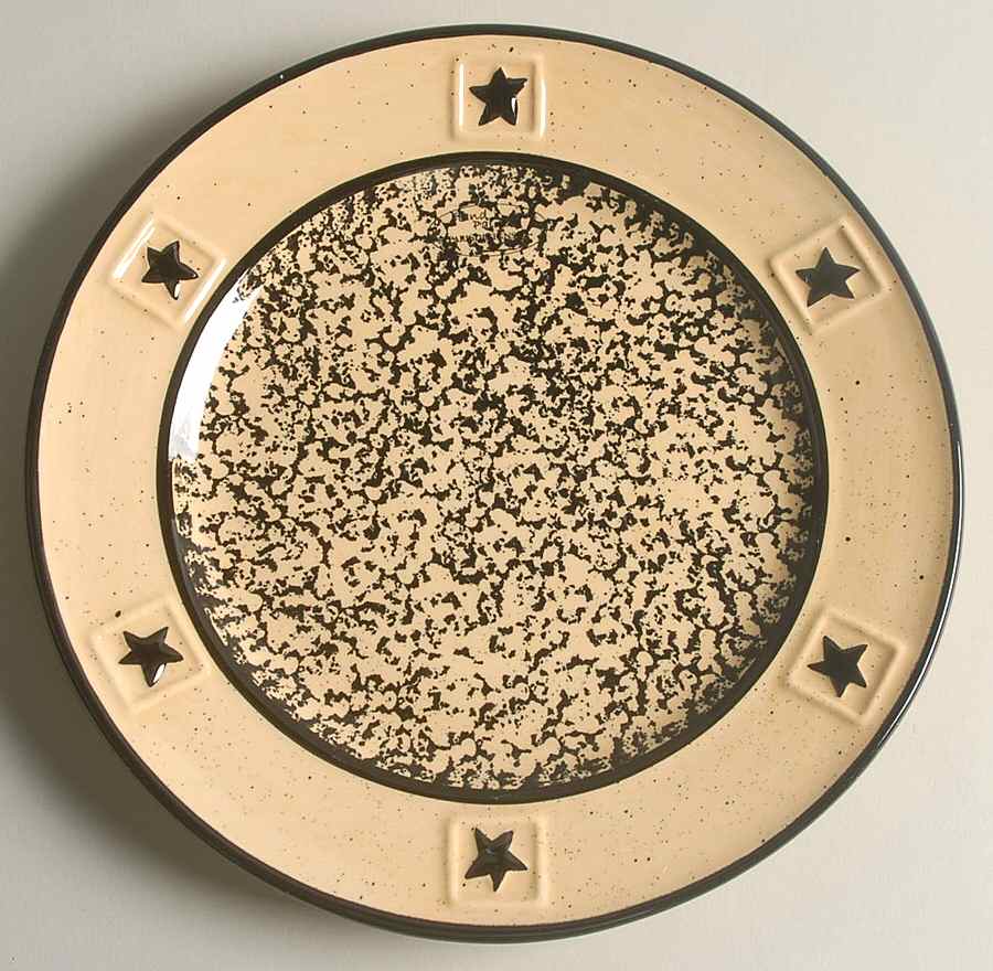 Black Star Salad Plate by Park Designs-1
