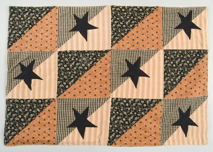 Black Star Cloth Placemat by Park Designs-1