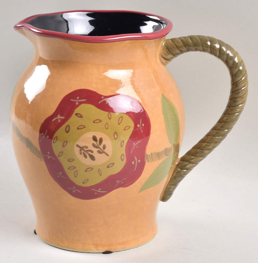 Folk Flower 64 Oz Pitcher by Park Designs-1
