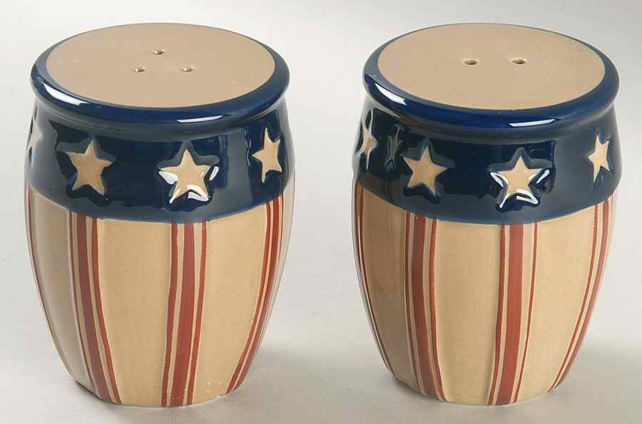 Stars and Stripes Salt & Pepper Set by Park Designs-1