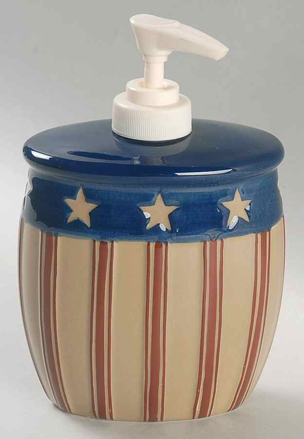 Stars and Stripes Lotion/Soap Dispenser by Park Designs-1