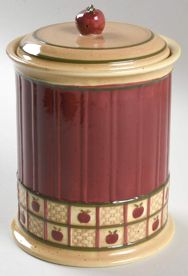 Apple Cobbler Small Canister & Lid by Park Designs-1