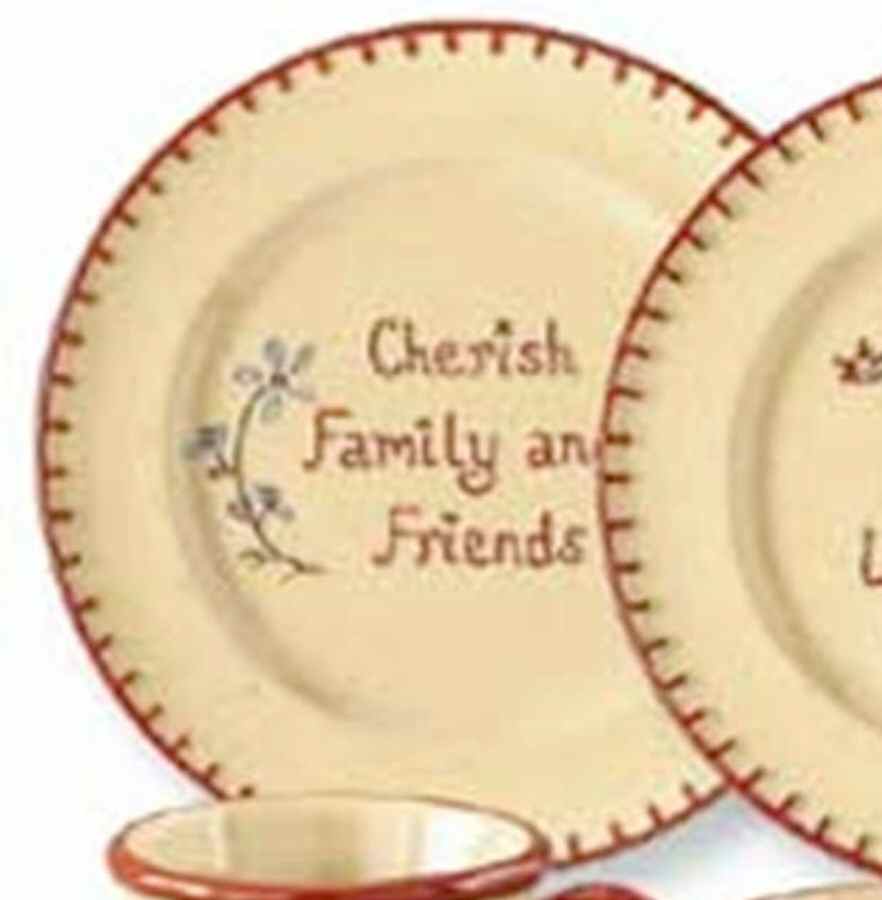 Sentiments Salad Plate by Park Designs-1
