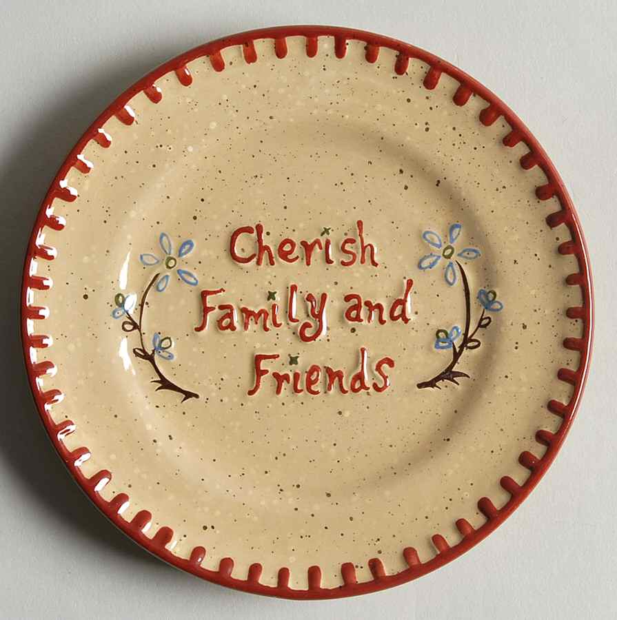Sentiments Bread & Butter Plate by Park Designs-1