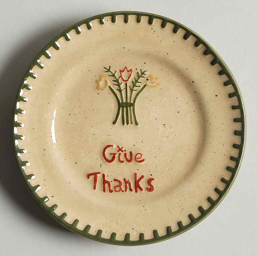 Sentiments Bread & Butter Plate by Park Designs-1