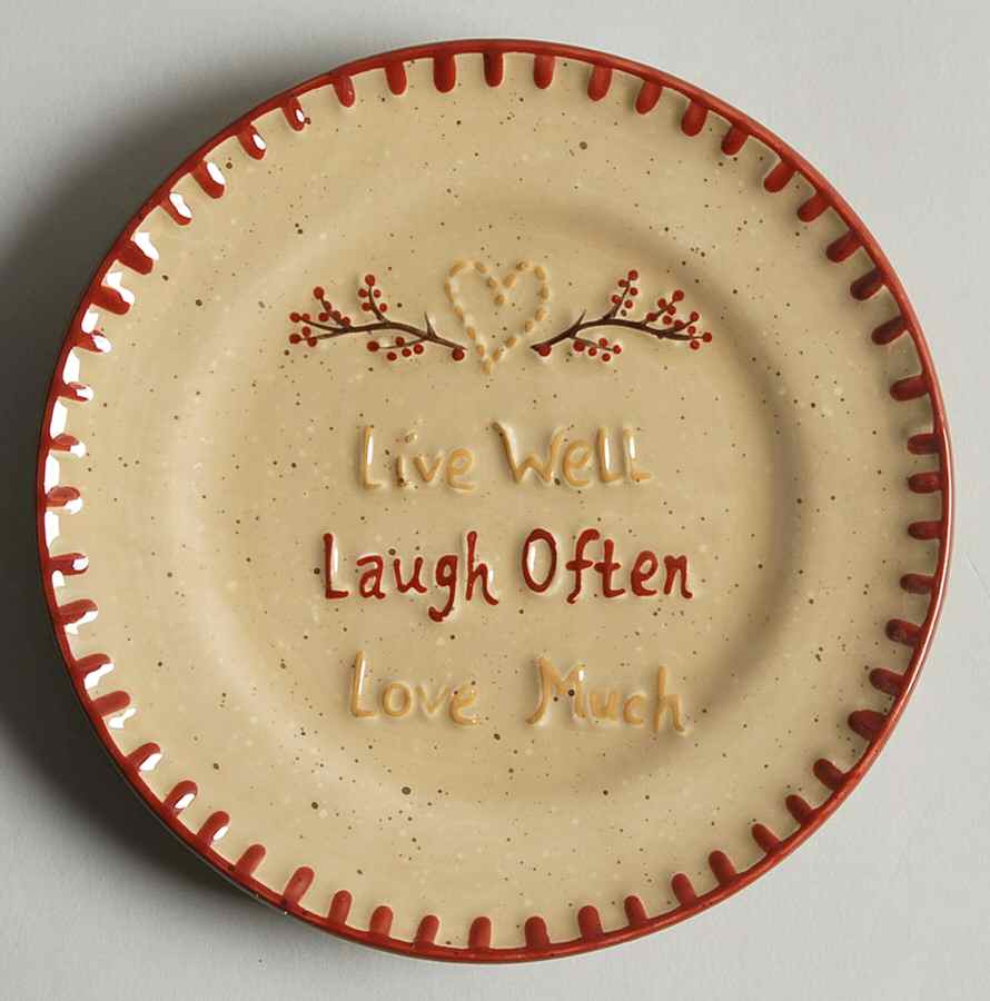 Sentiments Bread & Butter Plate by Park Designs-1