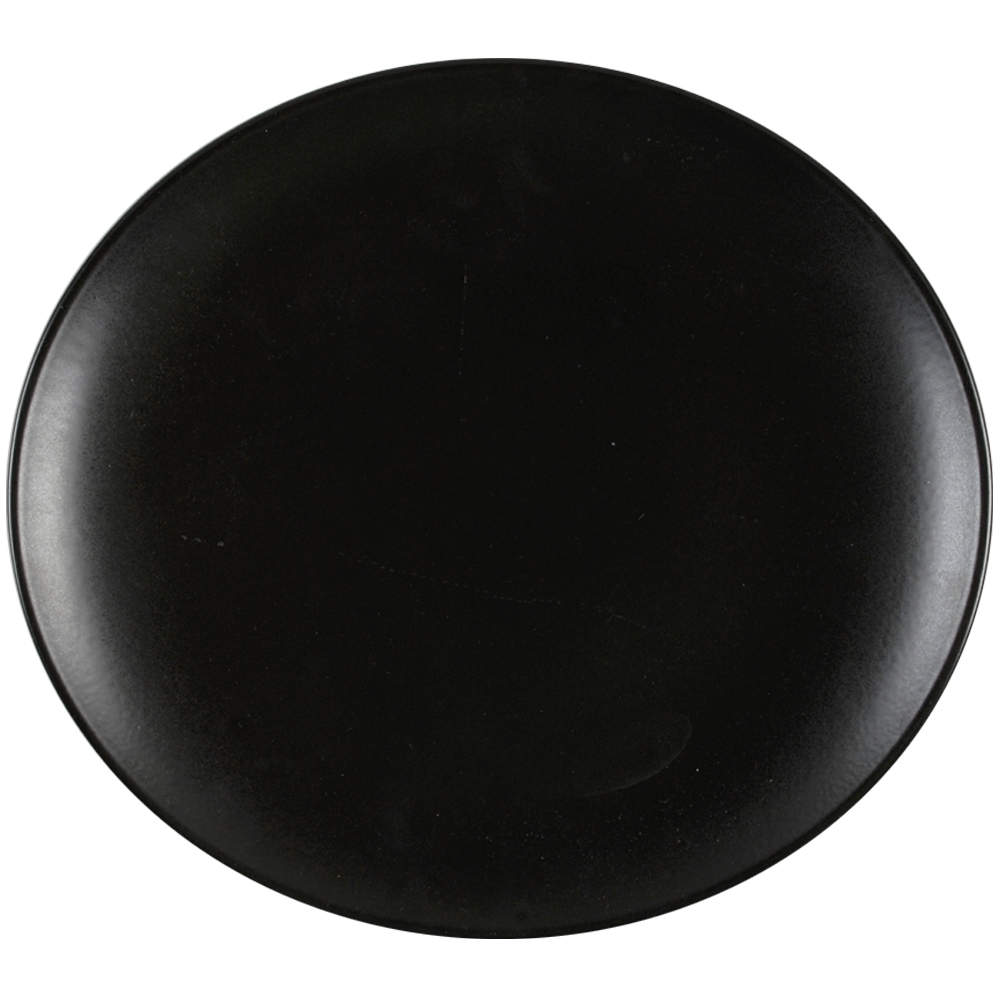 Modern Ebony Dinner Plate by Pier 1-1
